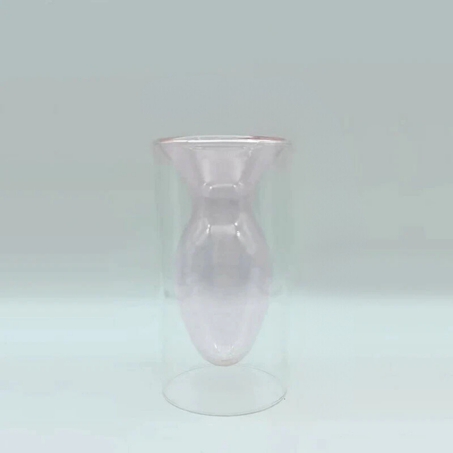 Colorful Double-layer Glass Vase