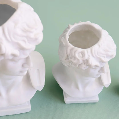 Creative Human Head Portrait Vase