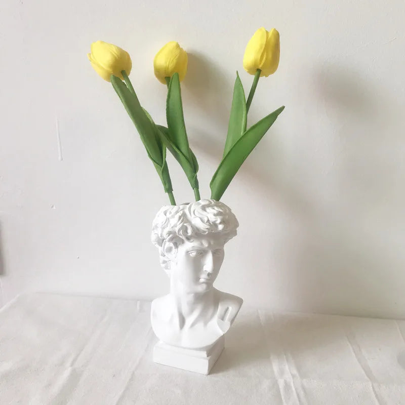 Creative Human Head Portrait Vase