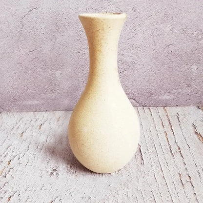 Vintage Wooden Vase Desktop Decor Ornaments